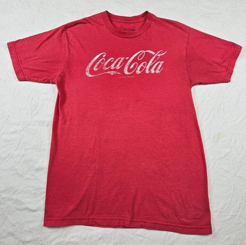 Coca-Cola Vintage Red T-Shirt Distressed Classic - Men's / Women's - Size Large