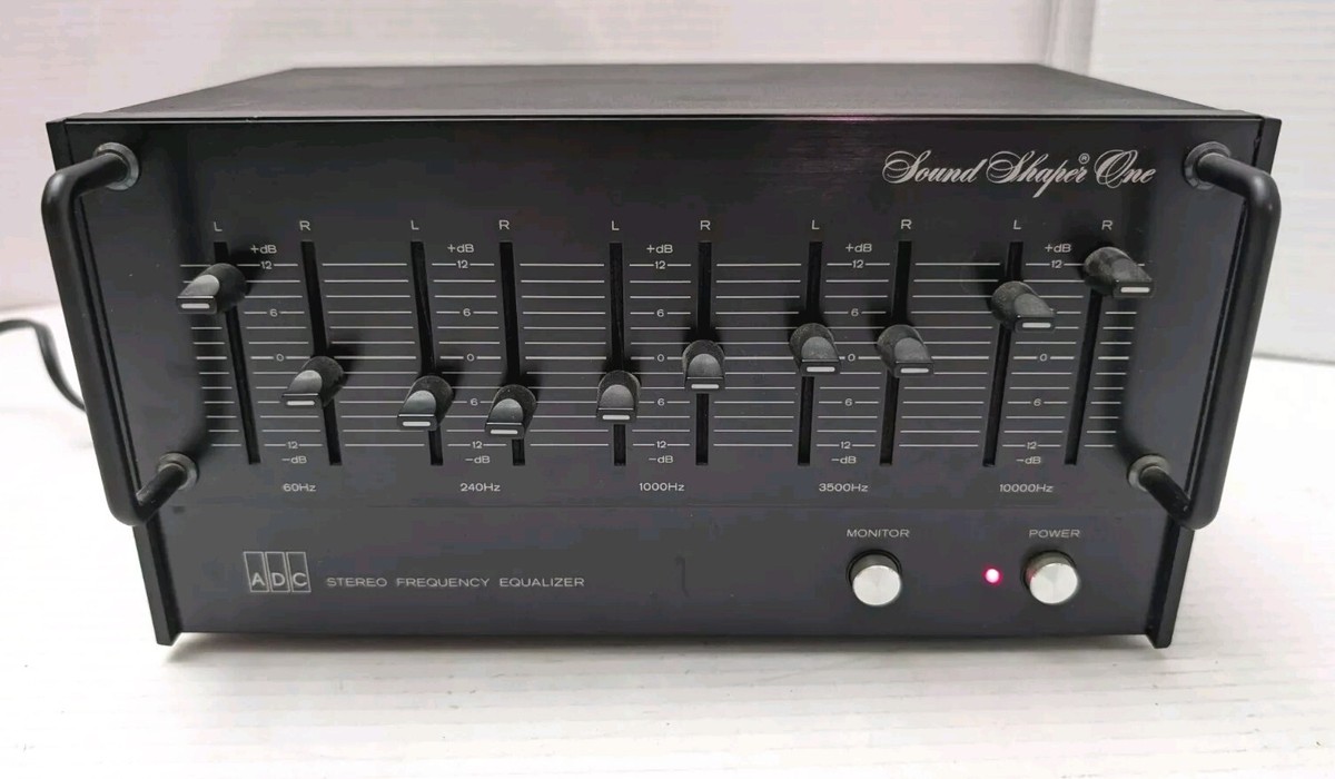 ADC Sound Shaper One Stereo Frequency Equalizer Model SS-1 | eBay