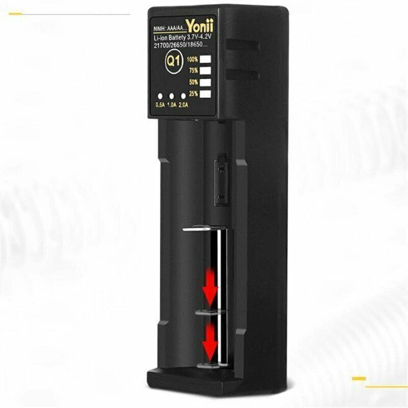 Mini USB Charger For Ni-MH AA/AAA/21700/26650/16340 Lithium Battery Case Holder - Image 3 of 4