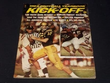 1964 FOOTBALL YEARBOOK KICK-OFF MAGAZINE - ROGER STAUBACH NAVY COVER - E 7934