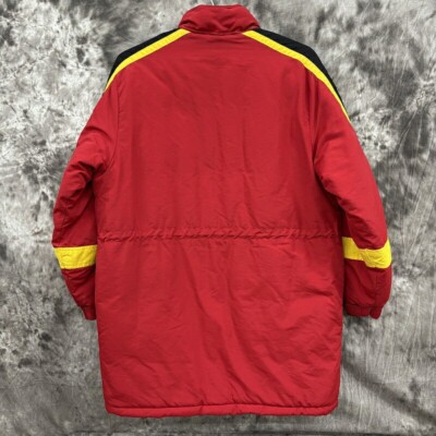 Supreme 18AW Sleeve Logo Sideline Hood Parka Jacket S Red