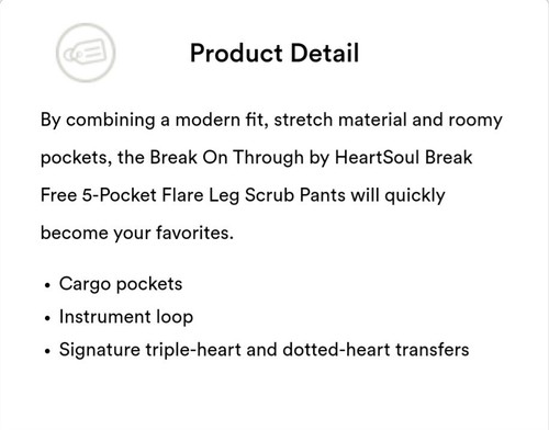 Heart Soul Damen Scrub Hose XXS royalblau niedriger Bund Gummibund modern neu mit Etikett - Bild 7 von 8