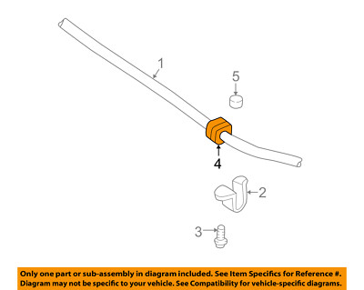 GM OEM Stabilizer Sway Bar-Front-Bushings 15837427