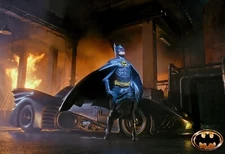 1989 Batman Movie Poster 11X17 Michael Keaton DC Comics Gotham City Joker 🦇🍿