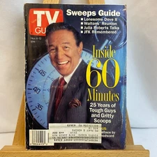 TV Guide Inside 60 Minutes, JFK Remembered (Nov 6-12, 1993) - St Louis MO Region