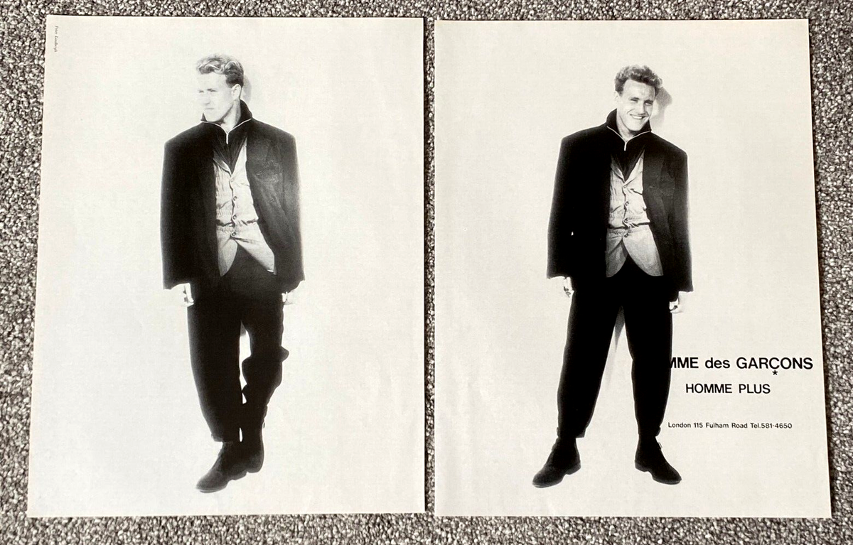 1986 Magazine Advert Commes des Garcons Richard Jobson London
