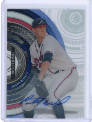 2017 Bowman High Tek Patrick Weigel #BHT-PW AUTO BRAVES