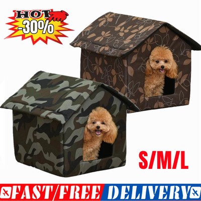 Outdoor Cat House, Winter Cold Shelter, Waterproof, Sun Proof, Durable, Tent E2