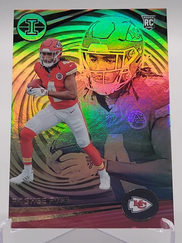 2023 PANINI ILLUSIONS RASHEE RICE HOBBY BOX ROOKIE FOOTBALL CARD CHIEFS NFL