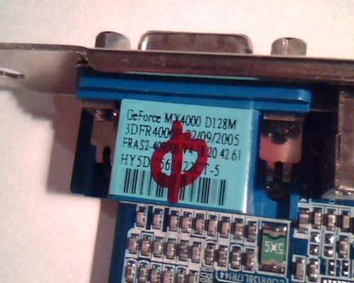 PCI card 3DFR4000P GeForce MX4000 D128M FRAS2-409006 VGA S-Video - Picture 2 of 5