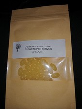 POTENT ALOE VERA SOFTGELS 20,000 MG per serving , 30 Quick Release Softgels