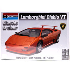 Revell Monogram 1991 Lamborghini Diablo Vt 124 Scale Model Car Kit
