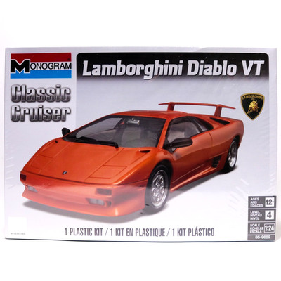 Revell Monogram 1991 Lamborghini Diablo VT 1:24 Scale Model Car Kit