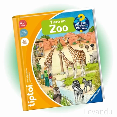 RAVENSBURGER tiptoi® Buch - Wieso? Weshalb? Warum? - Tiere im Zoo - NEU