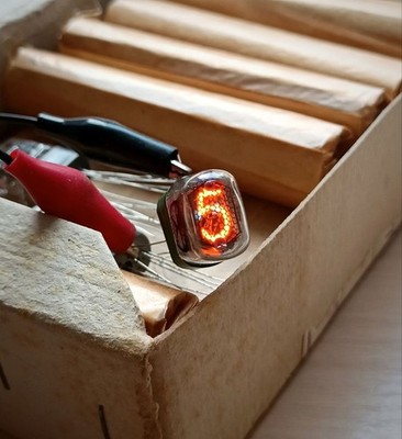 4 pcs IN-17 Nixie tube USSR Clock indicator DIY numbers lamp IN17 micro display