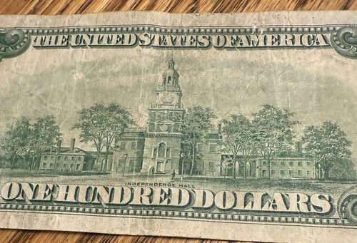 Series 1934 US $100 Federal Reserve Note Julian & Morgenthau St Louis H01334551A - Picture 6 of 6