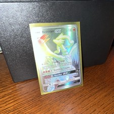Pokémon Reshiram GX 71/70 Dragon Majesty Full Art Holo Secret Rare 180 HP GX
