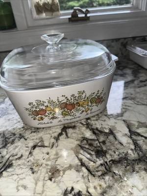 CorningWare 5 Quart A-5-B Spice Of Life L Echalote La Marjolaine Le Romarin Rare