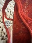 Y2K Joseph Magnin Herbert Levine Red  Paisley Kitten Heel 2001 Sz 6/7 — photo 2