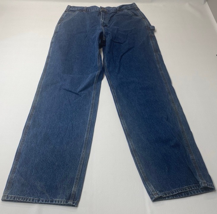 Carhartt Carpenter Jeans B13 DPS Mens 36x36 Blue Denim Original