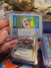 2025 Donruss Optic Ollie Gordon II Hashmarks Auto SP RC Miami Dolphins 