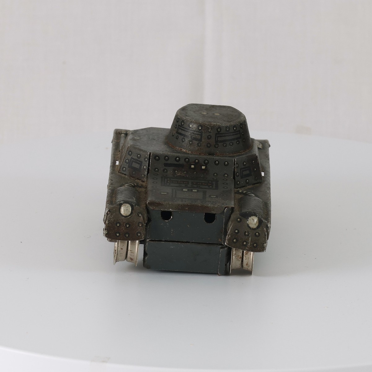Jouet Ancien Gama - Char Mécanique En Tôle, Jouet à Friction, Collection Vintage