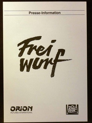 Freiwurf - Gene Hackman - Dennis Hopper - Barbara Hershey - Presseheft
