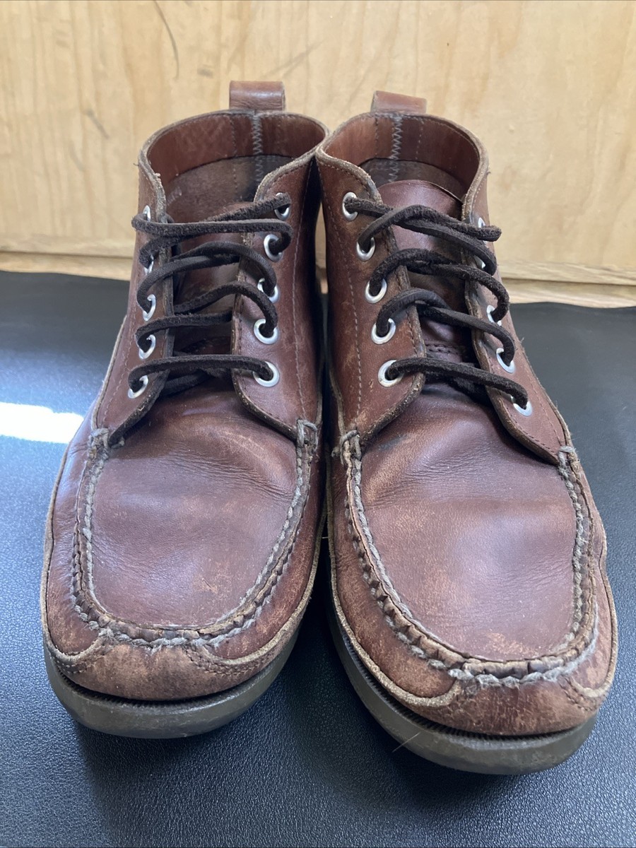 L.L. Bean Handsewn Moccasins Ranger Leather Chukka Boots Men's