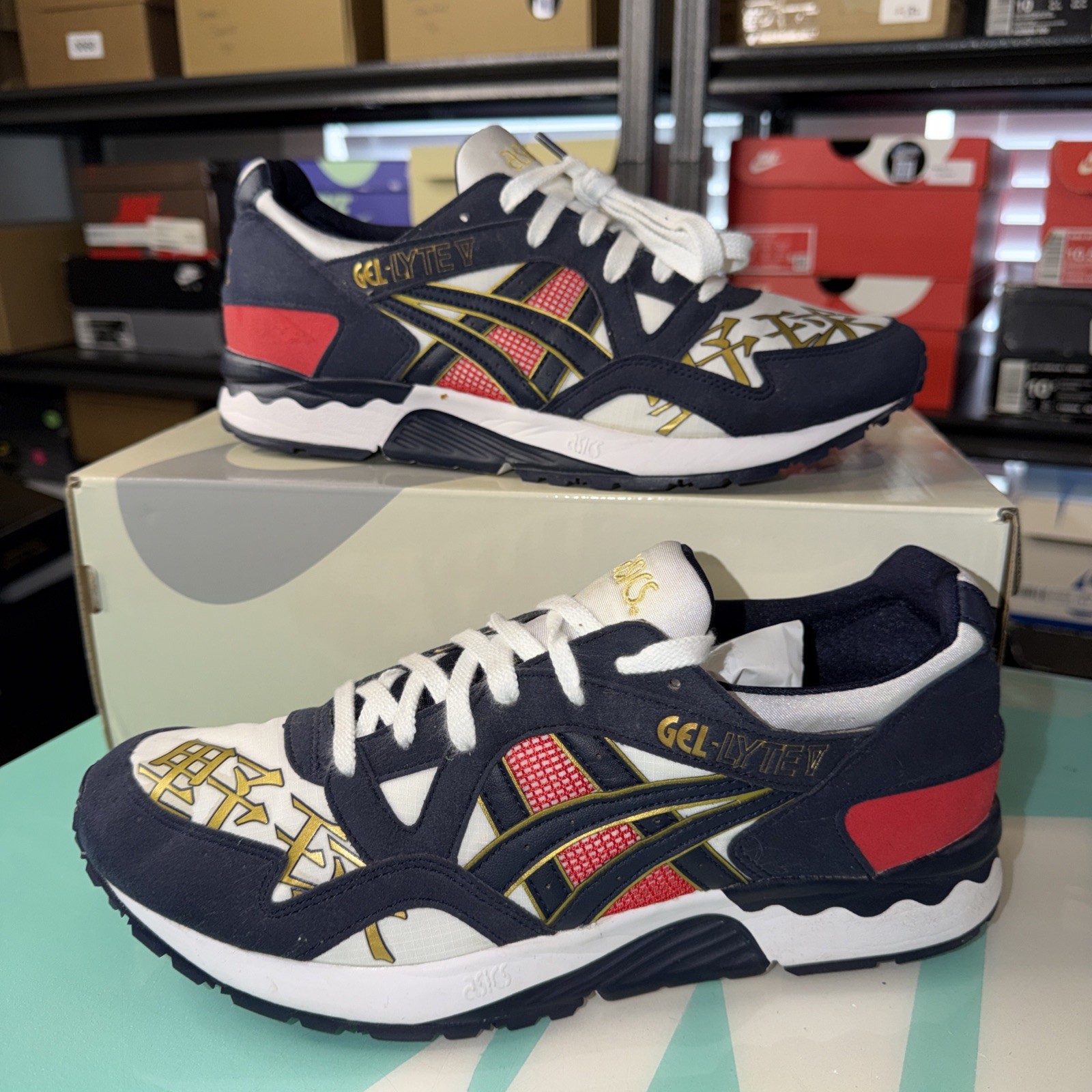 Size 9.5 -Asics Gel Lyte V “Japanese Sport Culture”