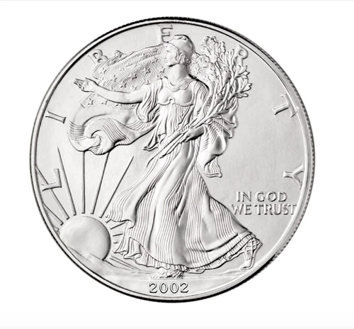 2002 1 oz Silver American Eagle (Brilliant Uncirculated)
