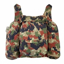 Vintage Swiss Alpenflage TAZ 83 Camo Backpack Genuine Military Surplus