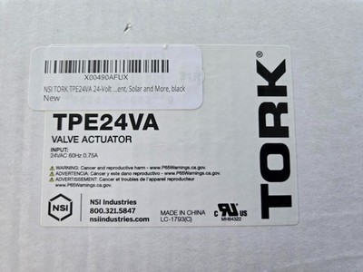 New NSI TORK TPE24VA 24-Volt Valve Actuator Control Compatible with all 24VAC