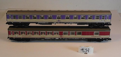 Fleischmann Piccolo Spur N 1/160 Pop-Wagen-Set der DB #1597 | Zustand: Gebraucht