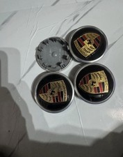 4x Original Porsche Taycan Panamera Nabenkappen Felgendeckel 9J1601149A Matt