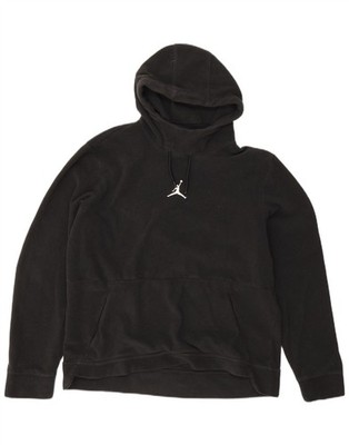 Jordan Herren Fleece Grafik Hoodie Pullover Large schwarz Polyester BO13