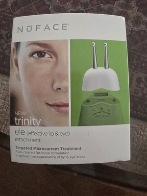 NIB NuFACE ELE Effective Lip & Eye Attachment Trinity Microcurrent Attachment