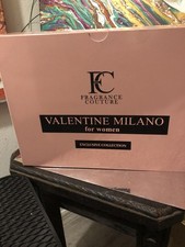 NIB VALENTINE MILANO FOR WOMEN 3 PIECE GIFT SET NATURAL SPRAY 3.4 fl oz SEALED