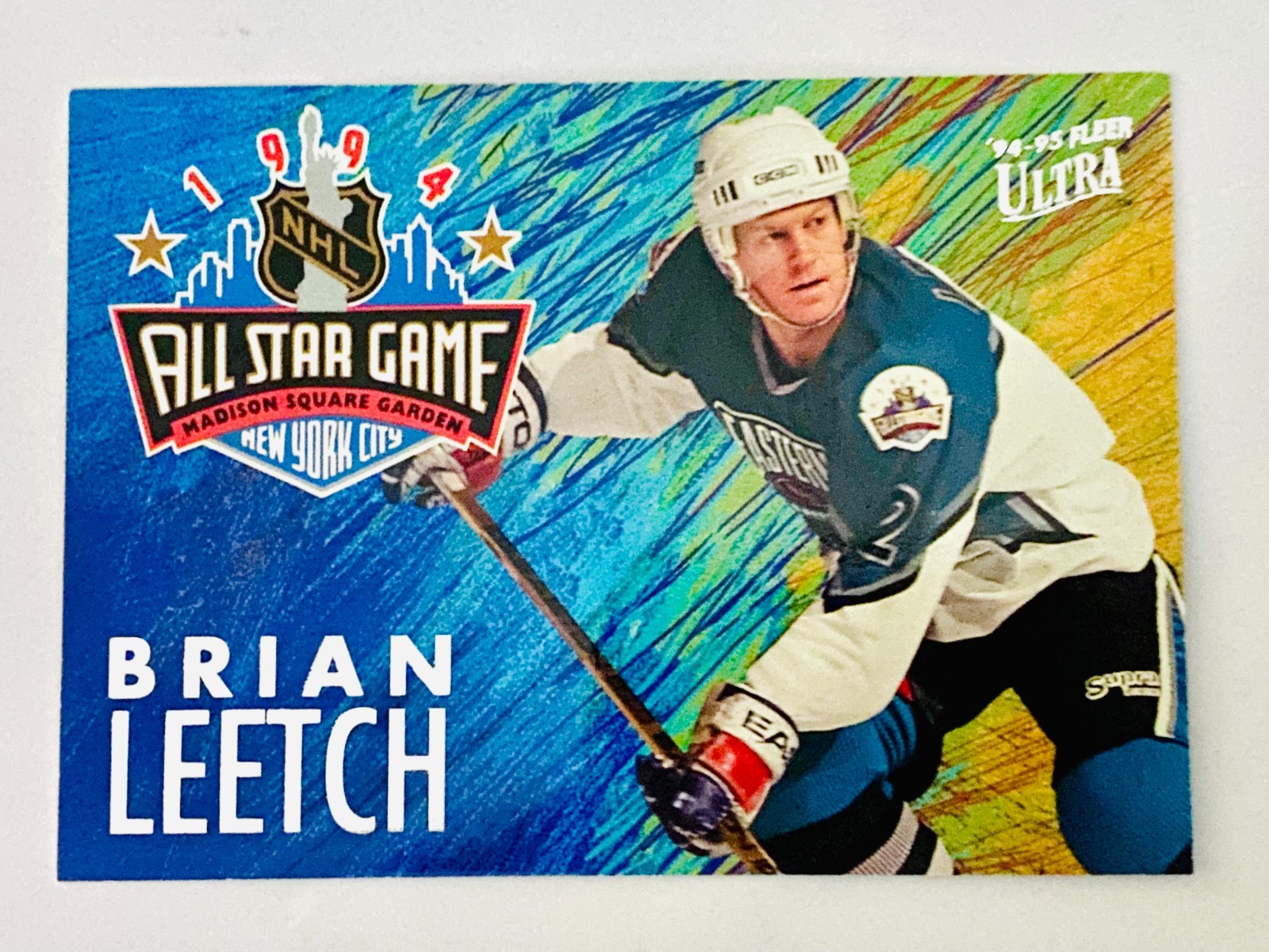 1994-95 Fleer Ultra Hockey All Star Game Insert #2 Brian Leetch New York Rangers