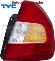 TYC 11-11149-01-2 Heckleuchte Rechts RüCklicht Hecklicht RüCkleuchte