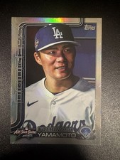 2025 Topps Update Series Yoshinobu Yamamoto Rainbow Foil ASG-32 Dodgers RC
