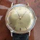 Vintage Timex Mechanical Marlin ca. 1963 Gold Dial Not Running