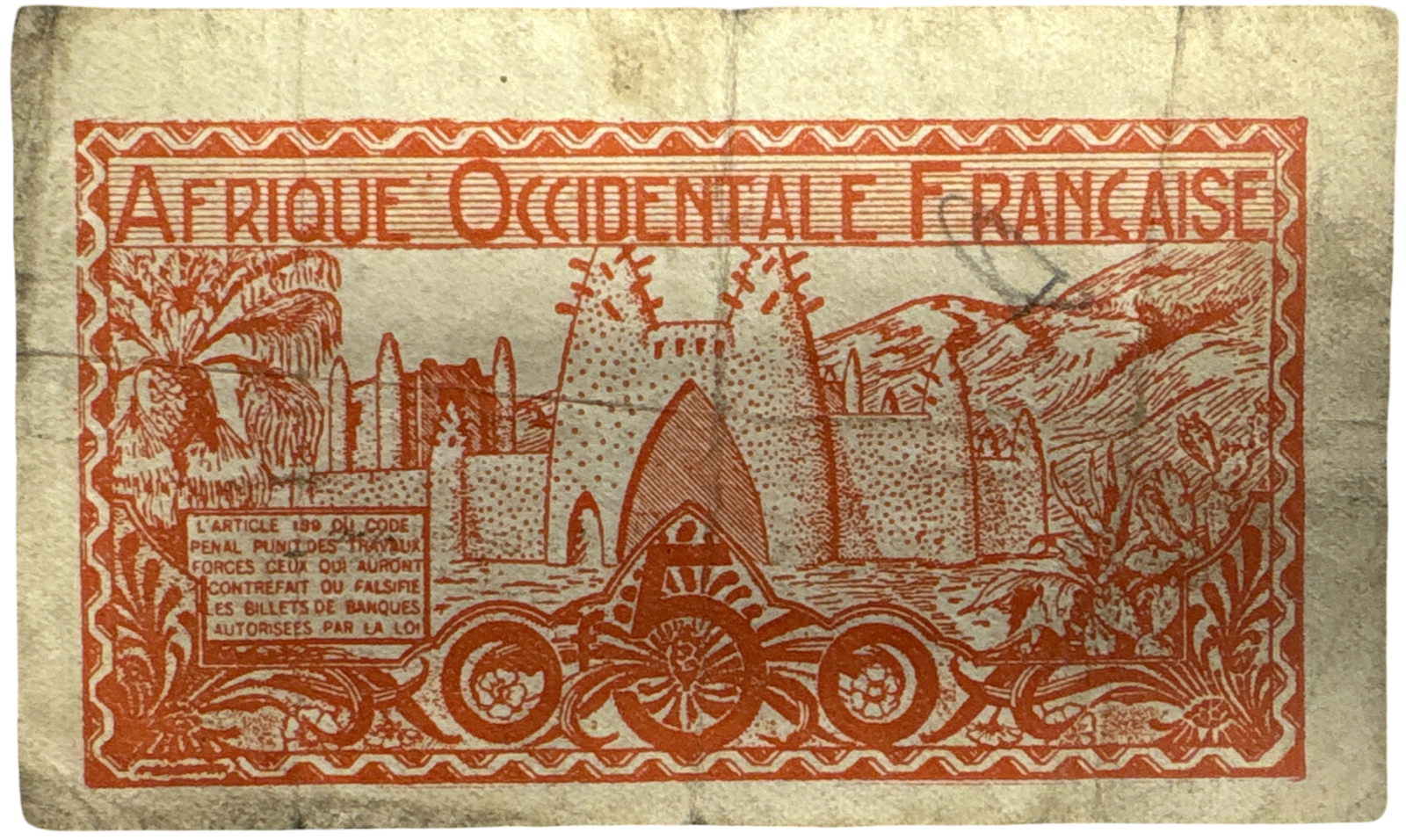 FRENCH WEST AFRICAN BANK NOTES - CHOICE OF STYLE & NOTE -FRENCH WEST ...