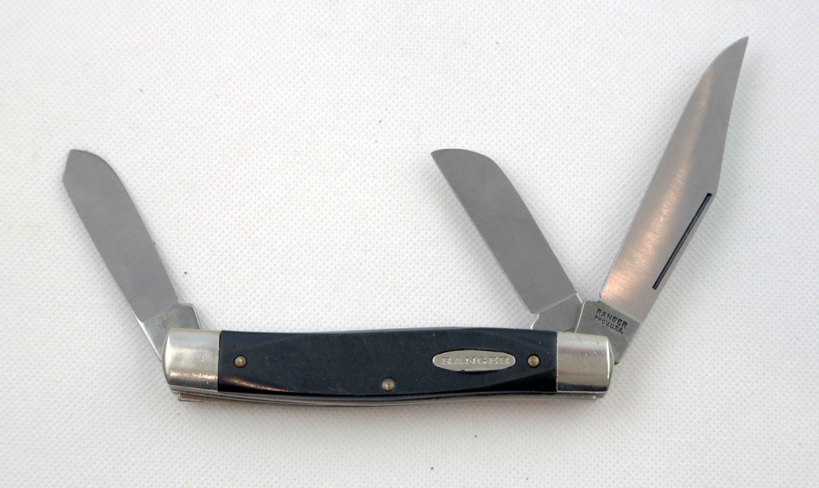 Vintage Old Cutler Ranger Pocket Knife 3 blade Stockman NOS no box