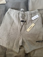 Essentials Dark Oatmeal Shorts Size S