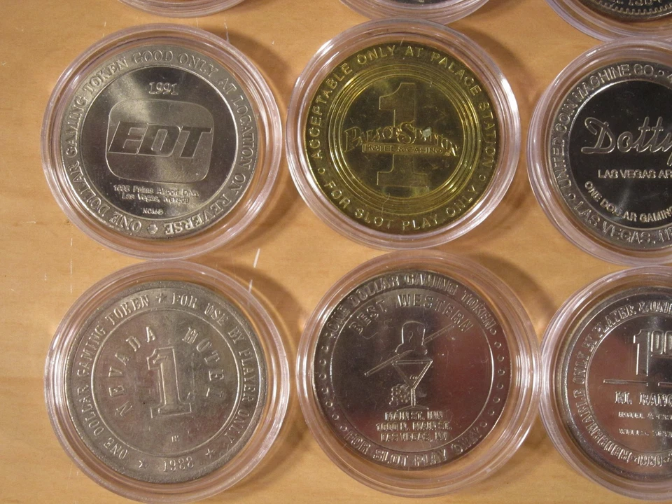 Interessantes Konvolut 1 Dollar Tokens in Kapseln Las Vegas und andere - Bild 4 von 4