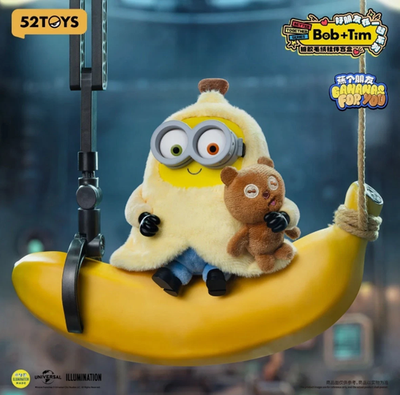 52TOYS MINIONS BOB+TIM BETTER TOGETHER SERIES VINYL PLUSH PENDANT
