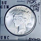 1925 P BU GEM PEACE SILVER DOLLAR UNC MS+++ U.S. MINT RARE COIN 8460