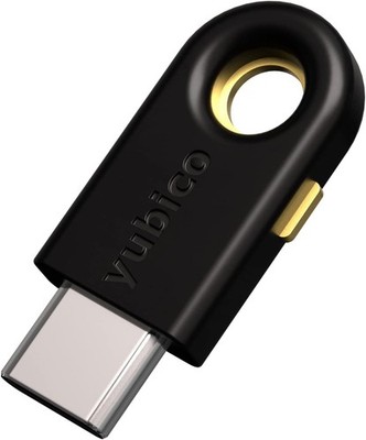 Yubico YubiKey 5C - Zwei-Faktor-Authentifizierung USB-Sicherheitsschlüssel, 