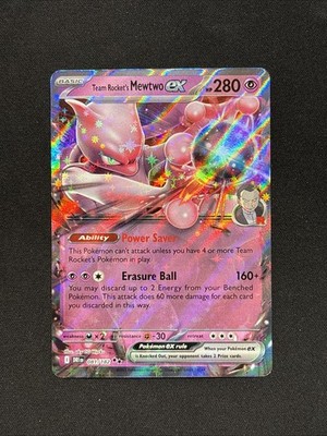 Team Rocket's Mewtwo ex 081/182 Pokemon Sv10: Destined Rivals Holo