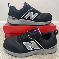 New Balance Elite Lite EH Women’s Size 9.5 Composite Toe Work Shoe Black/Rose